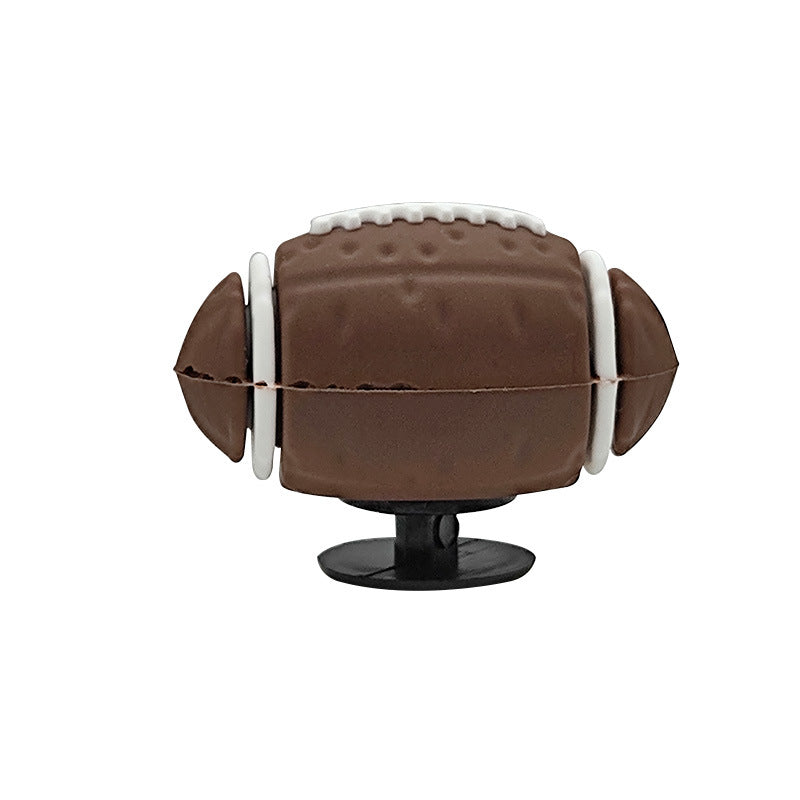 Wholesale 10PCS PVC Ball Sports Hole Shoe Buckles